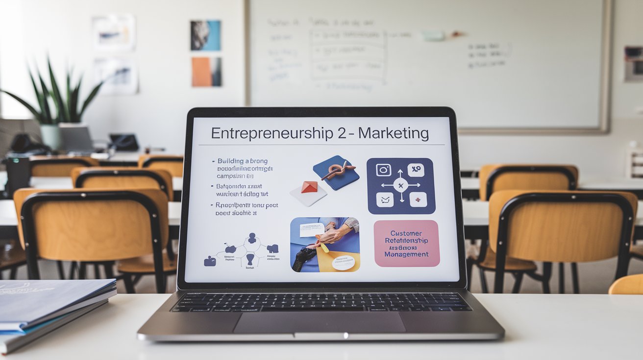 Ideogram. (2025, January 12). Entrepreneurship 2 - Marketing: A photo of a classroom setting [Image]. Ideogram AI.