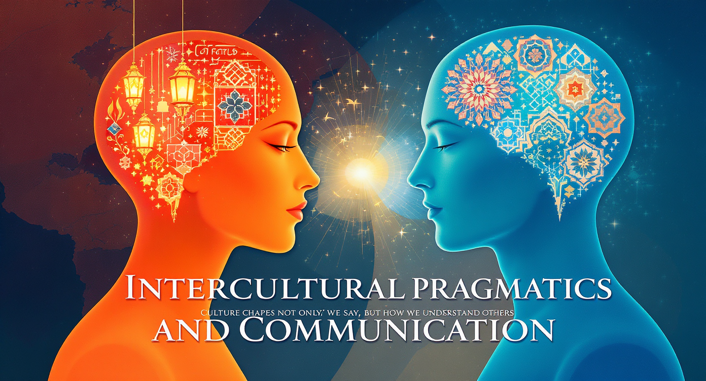 An image illustrating this slogan: "Culture shapes not only what we say, but how we understand others."